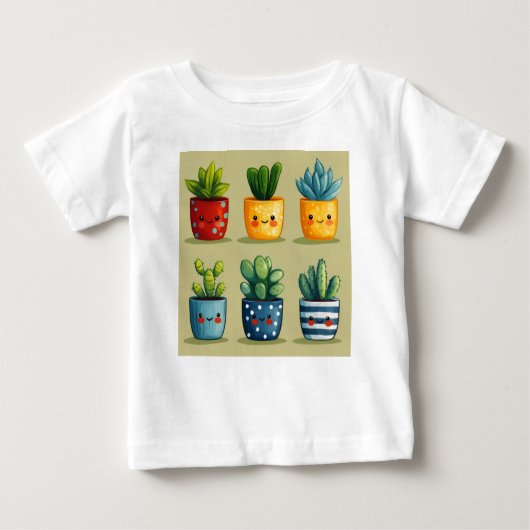 Cute Kids T-Shirt – Fun & Playful Design ベビーTシャツ (正面)