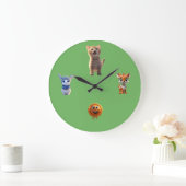 Cute Kids Wall Clock ラージ壁時計 (ホーム)