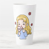 Cute Kids Water Bottle – Jelly Theme | Cartoon Fun カフェラテマグ (正面)