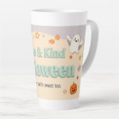 🧡 ✨ “Cute & Kind Halloween” Collection 🎃🌿 カフェラテマグ (右アングル)