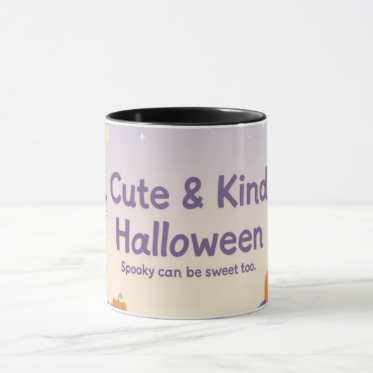 🧡 ✨ “Cute & Kind Halloween” Collection 🎃🌿 マグカップ (中央)