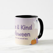 🧡 ✨ “Cute & Kind Halloween” Collection 🎃🌿 マグカップ (正面右)