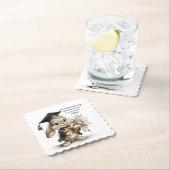  Cute Kindergarten Graduation Bunny Design ペーパーコースター (インサイチュ)