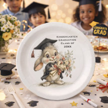  Cute Kindergarten Graduation Bunny Design