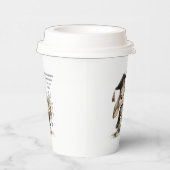 Cute Kindergarten Graduation Bunny Design 紙コップ (右)