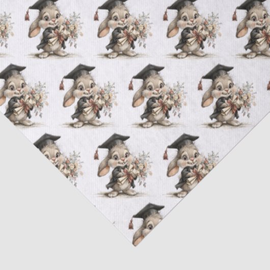  Cute Kindergarten Graduation Bunny Design 薄葉紙 (詳細)