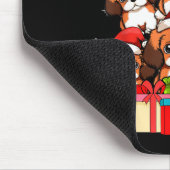 Cute King Charles Cavalier Le Dog Christmas Tree X マウスパッド (コーナー)