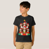 Cute King Charles Cavalier Le Dog Christmas Tree X Tシャツ (正面フル)