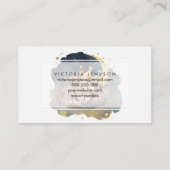 Cute  king Lion Sleeping On The Moon               名刺 (裏面)