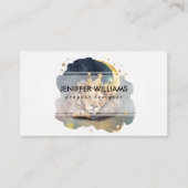 Cute  king Lion Sleeping On The Moon               名刺 (正面)