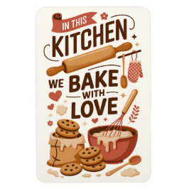 Cute Kitchen Wall Decor for Bakers マグネット