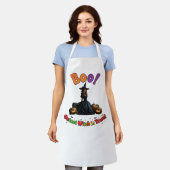 Cute Kitchen Witch Apron - Mommy's Magical Meals エプロン (着用した状態)