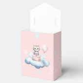 Cute Kitten Birthday Favor Box_ Pastel Design フェイバーボックス (オープン)