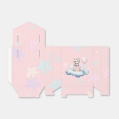 Cute Kitten Birthday Favor Box_ Pastel Design フェイバーボックス (折り畳みなし)