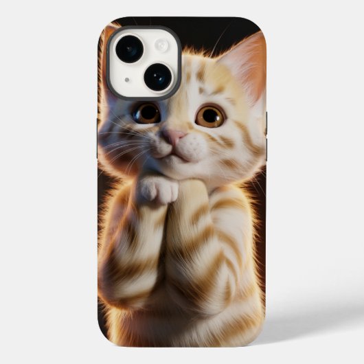 cute kitten Case-Mate iPhoneケース (裏面)