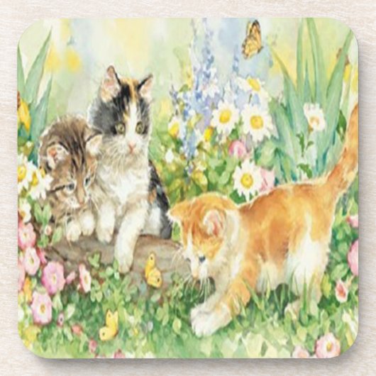 Cute Kitten Coasters コースター (正面)