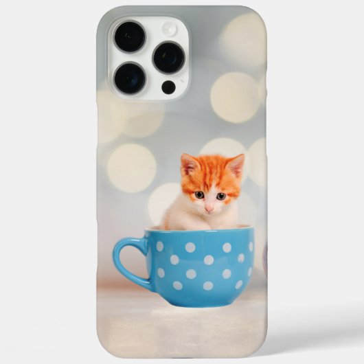 Cute Kitten in Phone 16 Pro Max, Case-Mate iPhoneケース (裏面)