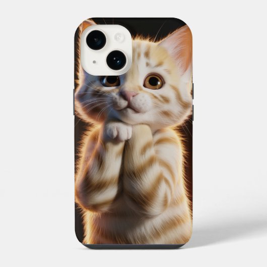 cute kitten iPhoneケース (裏面)