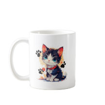 Cute kitten mug