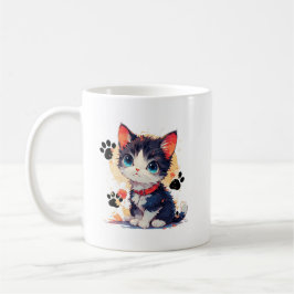 Cute kitten mug コーヒーマグカップ