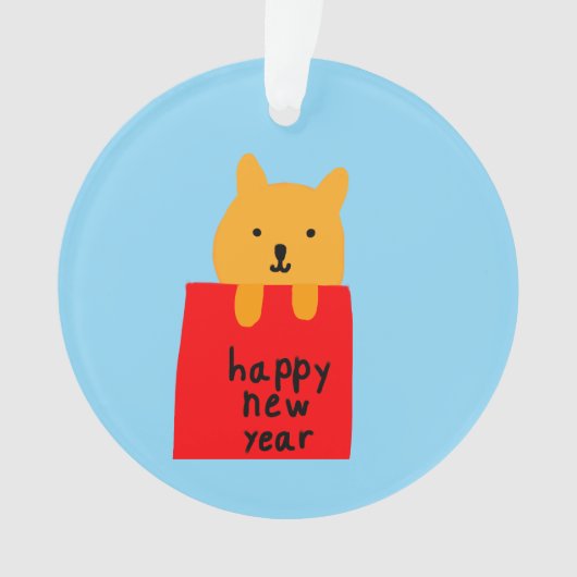 cute kitten ornament オーナメント (正面)