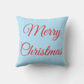 Cute Kitten Under Christmas Tree クッション (裏面)