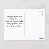  Cute Kitten with Bunny Ears photo ポストカード (裏面)