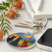 Cute Kittens キーホルダー (正面右)