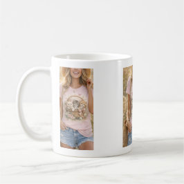 Cute Kittens Floral Graphic Girls  Mug コーヒーマグカップ