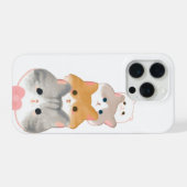 cute kittens iPhoneケース (裏面横)