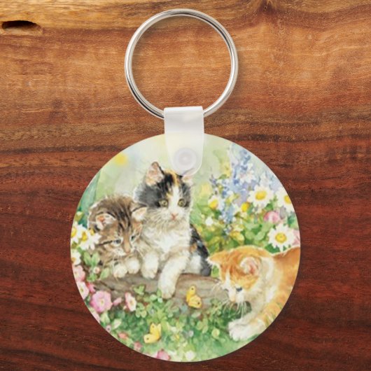 Cute Kittens Key Chain キーホルダー (正面)
