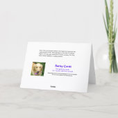 Cute Kittens Many Paws Happy Birthday カード (裏面)