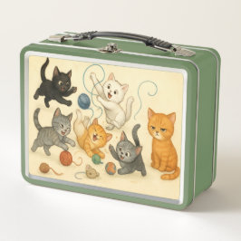 Cute kittens Metal Lunchbox メタルランチボックス