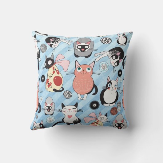 Cute Kittens Pillow クッション (裏面)