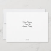 Cute Kittens Under Christmas Tree シーズンカード (裏面)