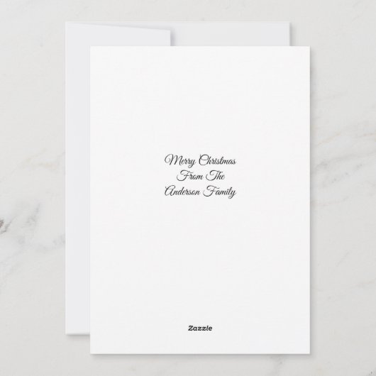 Cute Kittens Under Christmas Tree Retro シーズンカード (裏面)