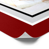 Cute Kitties Merry Catmas Christmas Canvas  ポスター (角)