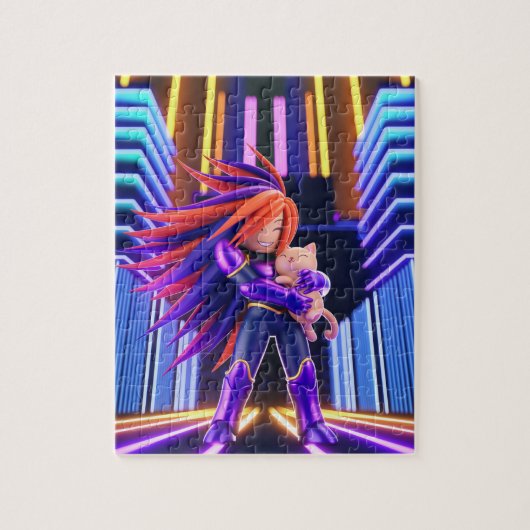 Cute kitty  ジグソーパズル (縦)