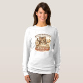 Cute Kitty Biscuits Bakery "We Knead 'Em" Pun  Tシャツ (正面フル)