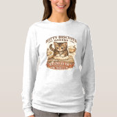 Cute Kitty Biscuits Bakery "We Knead 'Em" Pun  Tシャツ (正面)