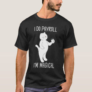 Cute Kitty Cat PayrollスペシャリストEmployee Finan Tシャツ