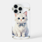 cute kitty cat phone case  iPhoneケース (裏面)