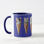 Cute Kitty Cones マグカップ (左)