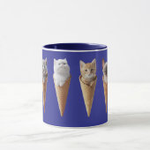 Cute Kitty Cones マグカップ (中央)