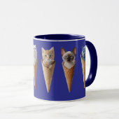 Cute Kitty Cones マグカップ (正面右)