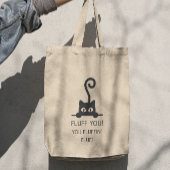 Cute Kitty Quote, Sassy Humor Gift for Cat Lovers トートバッグ