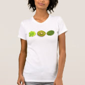 cute kiwi green summer aesthetic tシャツ (正面)
