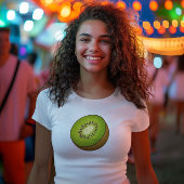 cute kiwi green summer aesthetic tシャツ