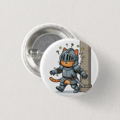 Cute Knight Cat Button 缶バッジ (正面&裏面)