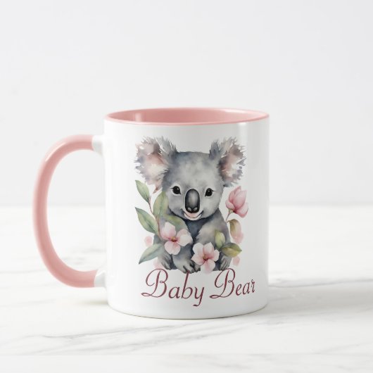 Cute Koala Baby Bear Mug マグカップ (左)